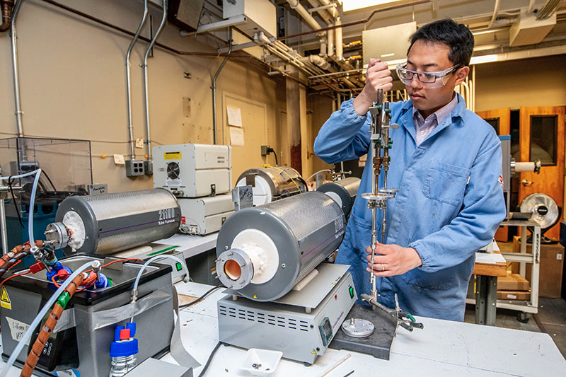 scientist at work in the lab